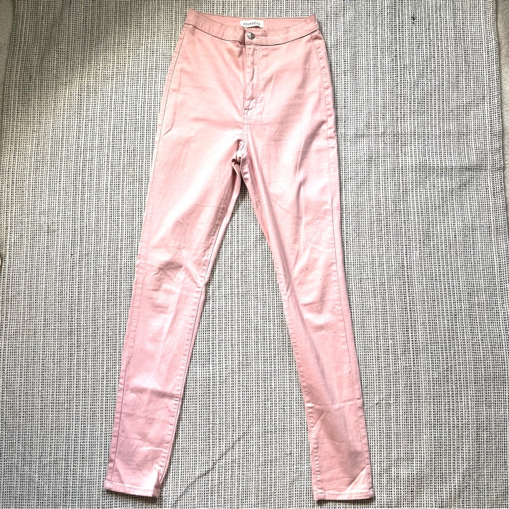 Aphrodite Soft Pink High Waisted Jeggings Size 9